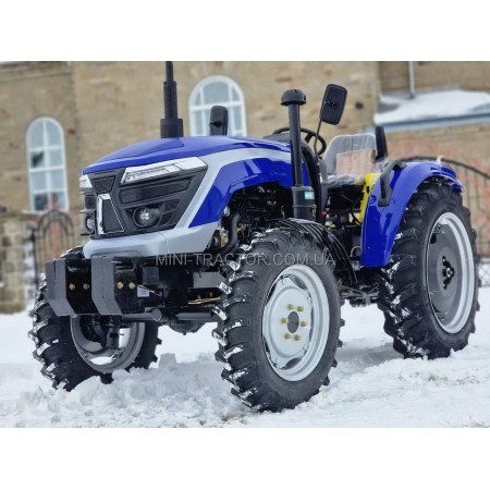 Мінітрактор TERRA FORCE 554HX, 50 к.с, повнопривідний, прижимна гідравліка, шини 11.20-28, компресор